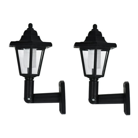 

2X Solar Power Led Light Path Way Wall Landscape Mount Garden Fence Lamp Outdoor