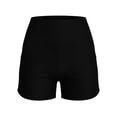 thumbnail image 7 of Costeam Womens High Waisted Deep Side Pocket Biker Shorts Wide Elastic Tummy Control Waist Buttery Soft Quick Dry Four Way Stretch Breathable Yoga Running Athletic Lounge Bottoms, 7 of 7