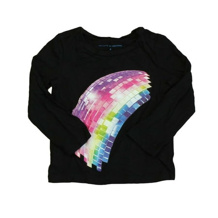 

Pre-owned Rockets Of Awesome Girls Black | Multi Long Sleeve T-Shirt size: 2T