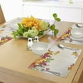 thumbnail image 3 of Ambesonne Fall Place Mats Set of 4, Maple Leaves Pastel Art, Standard Size, Multicolor, 3 of 5