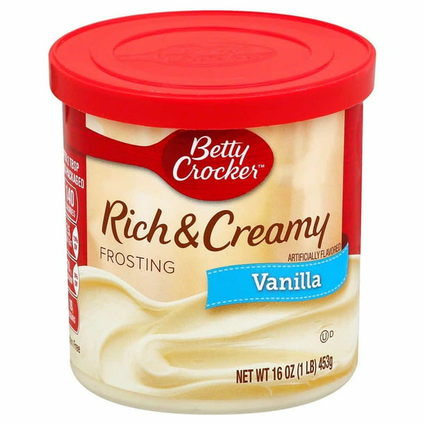 A Product of Betty Crocker Vanilla Rich & Creamy Frosting, 16 oz Pack of 3