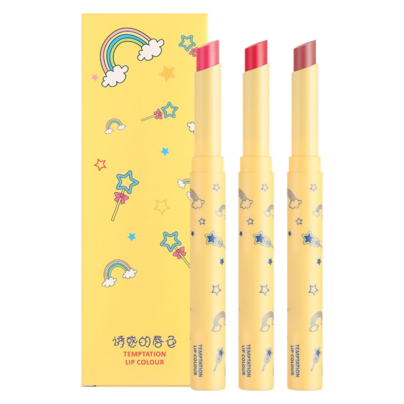 Lipstick for Women Three Piece Lipstick Pen Velvet Lipstick Pen Case Is