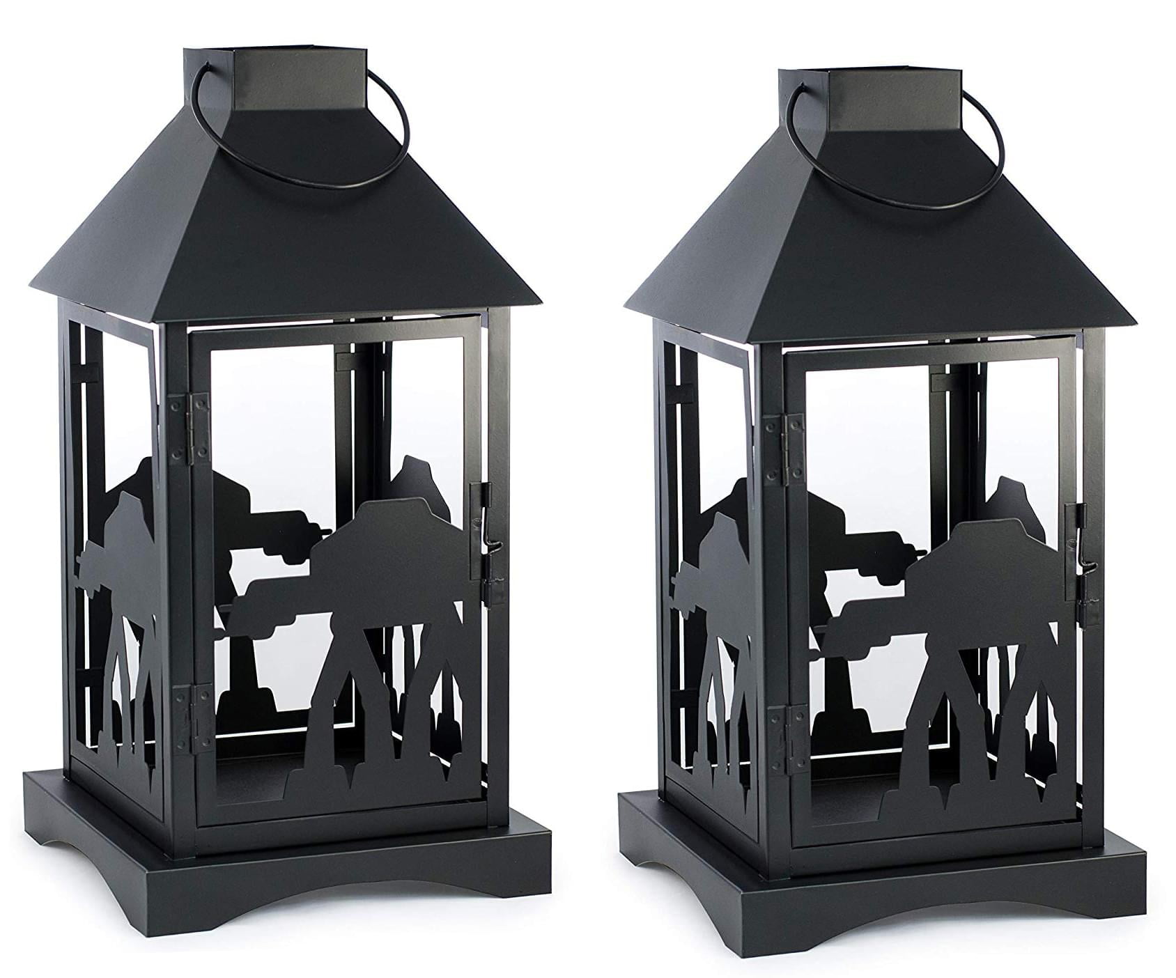 Team Sports America Light Up Solar Garden Lantern for Los Angeles Dodgers Fans 4.4 x 10 x 4.4 Inches 