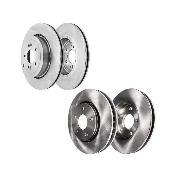 Brake Rotor Set - Compatible with 2020 - 2023 Genesis G70 2021 2022