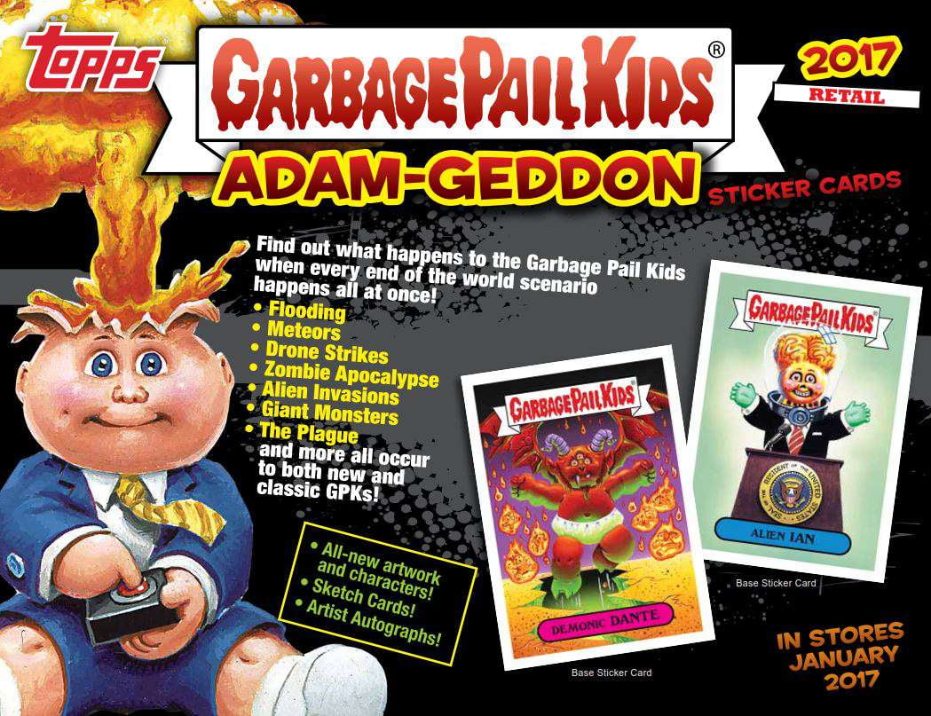 2017 Garbage Pail Kids Adam-Geddon Series Cards Pick Your Own! 