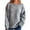 Gray, variant on Fall Outfits for Women 2025 Sweatshirts Zip Up Crewneck Sweatshirt Graphic Long Sleeve Pack