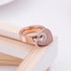 thumbnail image 5 of Anillo de acero inoxidable Sonducket en forma de corazón para mujer Oro rosa, 5 of 6