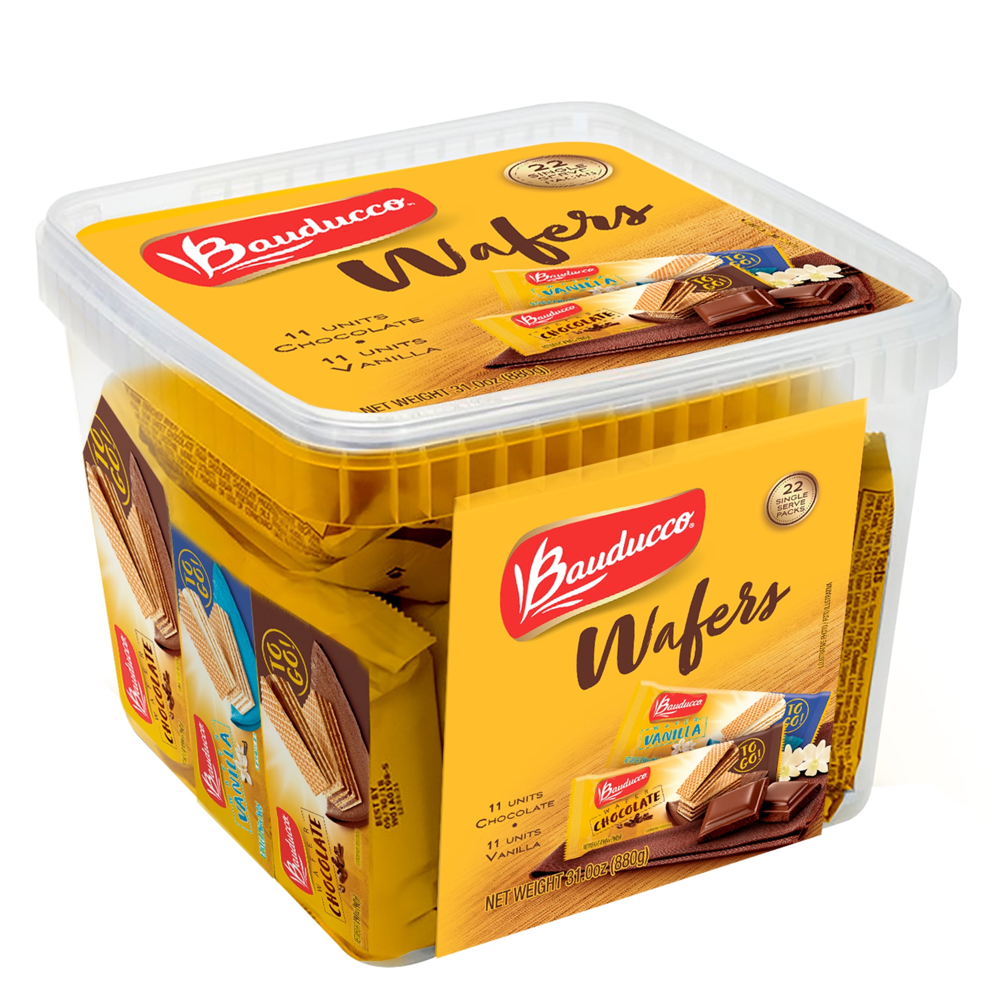 Bauducco Wafers Vanilla/Chocolate 1.41 Oz. BUF00470
