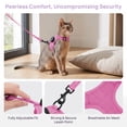 thumbnail image 7 of Adjustable Airtag Holder Cat Vest Harness with 1.5M Matching Leash, Escape Proof Reflective Pet Chest Harness for Kittens & Small Cats 3 to 8 Pounds Outdoor Walking, 7 of 7