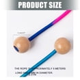 thumbnail image 3 of Rainbow Long Rope With Nonslip Handle Students Speed Skipping Ropes for Multiplayer Jump Rope Adjustable Length, 3 of 8