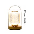 thumbnail image 5 of Lámpara De Mesa Lámpara de Mesa Retro LED Escritorio Regulable 3 Colores para Dormitorio/Estudio (D ) dorado, 5 of 5
