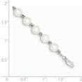 thumbnail image 2 of 14K White Gold FW Cultured Pearl Bracelet, 2 of 2