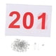 thumbnail image 5 of 100 dorsales ligeros para correr, para atletas y juegos 201 a 300, 5 of 9