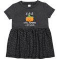 thumbnail image 3 of Inktastic Halloween Cutest Little Pumpkin in the Patch Girls Baby Dress, 3 of 5