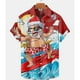 thumbnail image 2 of Camisas con gráfico navideño de Papá Noel para hombre, camisetas hawaianas Harajuku, Camiseta corta con estampado, ropa de gran tamaño para vacaciones a la moda, 2024, 2 of 4