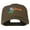 Brown, variant on USA State Colorado Columbine Embroidered Low Profile Cotton Cap - Black OSFM