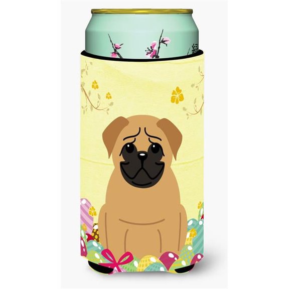 Carolines Treasures BB6007TBC Easter Eggs Pug Brown Tall Boy Beverage Insulator Hugger