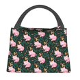 thumbnail image 1 of Easygdp Pink Sleeping Fox Bolsa de Almuerzo Insulada Reutilizable, Bolsa de Mano y Bandolera para Oficina, Trabajo, Viajes, 1 of 6