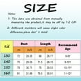 thumbnail image 3 of Girls Summer Dress Teen Girl Dresses Girls Ruffle Trim Dress Solid Color A-line Swing Flared Button Down Casual Party Dress Purple 9-10 Years, 3 of 9