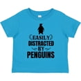 thumbnail image 3 of Inktastic Easily Distracted by Penguins Boys or Girls Toddler T-Shirt, 3 of 5