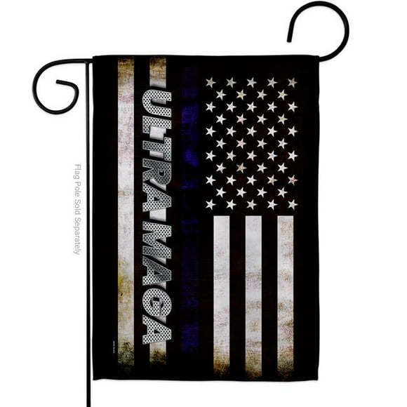 USA Decoration G170280-BO 13 x 18.5 in. Line Maga Americana Political Double-Sided Horizontal House Decoration Banner Garden Flag, Blue - Yard Gift