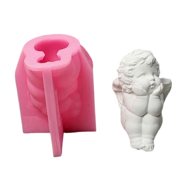 Little Kid Shape Silicone Candle Molds Epoxy Resin Molds for Making Candle Soap Chocolate Candy Cake Fondant Decoration