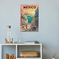 thumbnail image 4 of Campeche Vintage City Travel Poster with Warm Palette, Balconies, And Sea Breeze Canvas Poster, 4 of 8