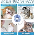 thumbnail image 5 of Cat Recovery Collar, Soft Adjustable Cat Cone, Waterproof Collars For Cats Kittens Puppies For Stop Licking, 5 of 5
