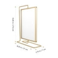 thumbnail image 6 of OULII Metal Rotating Picture Frame Double Sided Photo Display with Elegant Gold Finish, 6 of 7