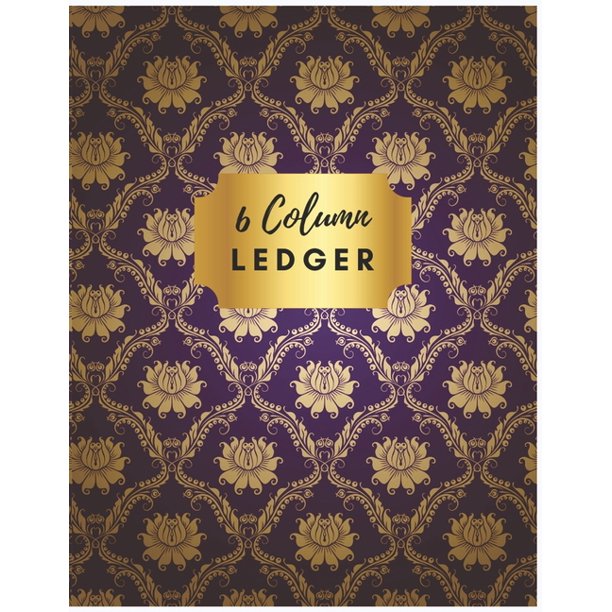 General Expense Accounting Ledger Notebook 6 Column Ledger Accounting
