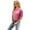 Pink, variant on Summer T-Shirt Tops for Women Plunging Sleeve Loose Tees Shirt Female Crewneck Cotton Spring T Shirts S-XXL
