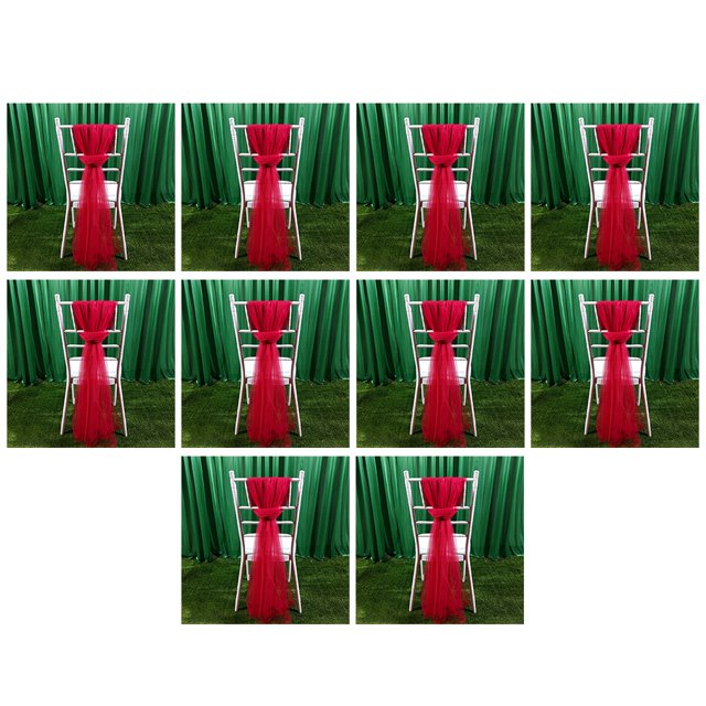 Toystoory 10 pack/lote decoración de fiesta duradera para bodas y fiestas DIY con materiales aplicables Kits de decoración para fiestas Vino rojo