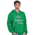 thumbnail image 5 of Kale Before Ale Beer Drinking Healthy Zip Up Hoodie Men's Women's Brisco Brands S, 5 of 5