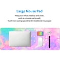 thumbnail image 6 of Pastel Unicorn Galaxy Mouse Pad XL Large Gaming Mouse Pad Long Desk Pad Cute Desk Accessories, 31.5 X 11.8 Inch, 6 of 6