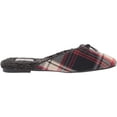 thumbnail image 2 of Jessica Simpson Tracee Cozy Dark Tan Combo Bow Round Toe Slip On Flat Slippers (DARK TAN COMBO, 6), 2 of 6