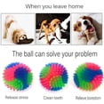 thumbnail image 5 of Bolas luminosas para perros, bolas elásticas intermitentes que brillan en la oscuridad, juguetes interactivos para mascotas para cachorros, gatos, perros, 2 bolas de puñalada, 5 of 5