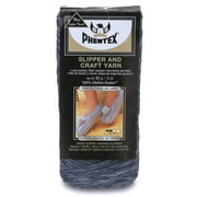 Phentex Slipper & Craft 4 Medium Olefin Yarn, Denim Heather 3oz/85g, 164 Yards
