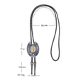 thumbnail image 2 of Bolo Tie Collar Carta Colgante Cadena Casual para sudaderas con capucha Zulema Corbata de vaquero, 2 of 8