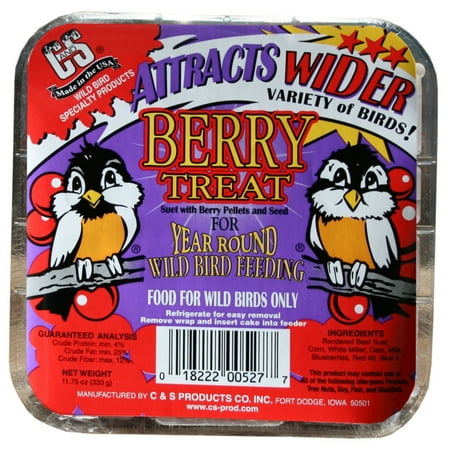 C&S Suet Berry Treat (Best Suet For Birds)