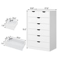 thumbnail image 2 of Toogaho Tall 7 Drawer Dresser, Black Modern Chest of Drawers for Bedroom,Closet Dressers with Drawers for Living Room, Entryway, Hallway, 2 of 7