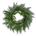 thumbnail image 2 of Vickerman RY191523 23 Po. Woolsey Pine Wreath Vert, 2 of 3