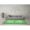 thumbnail image 3 of Ahgly Company Indoor Round Persian Emerald Green Traditional Area Rugs, 7' Round, 3 of 4