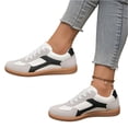 thumbnail image 4 of NexTorq Women Sneakers, Arch Support Shoes for Women, Women's Slip On Shoes, Women's Retro Sneakers Vintage Casual Shoes Trendy Non-Slip Cushion for Streetwear & Daily Outfits, Black, 7.5, 4 of 7