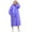 Purple, variant on PMVFHDE Solid Color Long Pants Rainwear Reusable Fashion Outdoor Travel Portable Hooded Full Body Rain Suit Blue,One Size