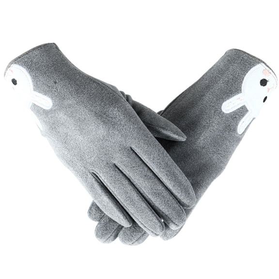Women Touchscreen Full Finger Gloves Windproof Gloves Non Slip Winter Warm Single Layer Gloves for Motorcycle Riding