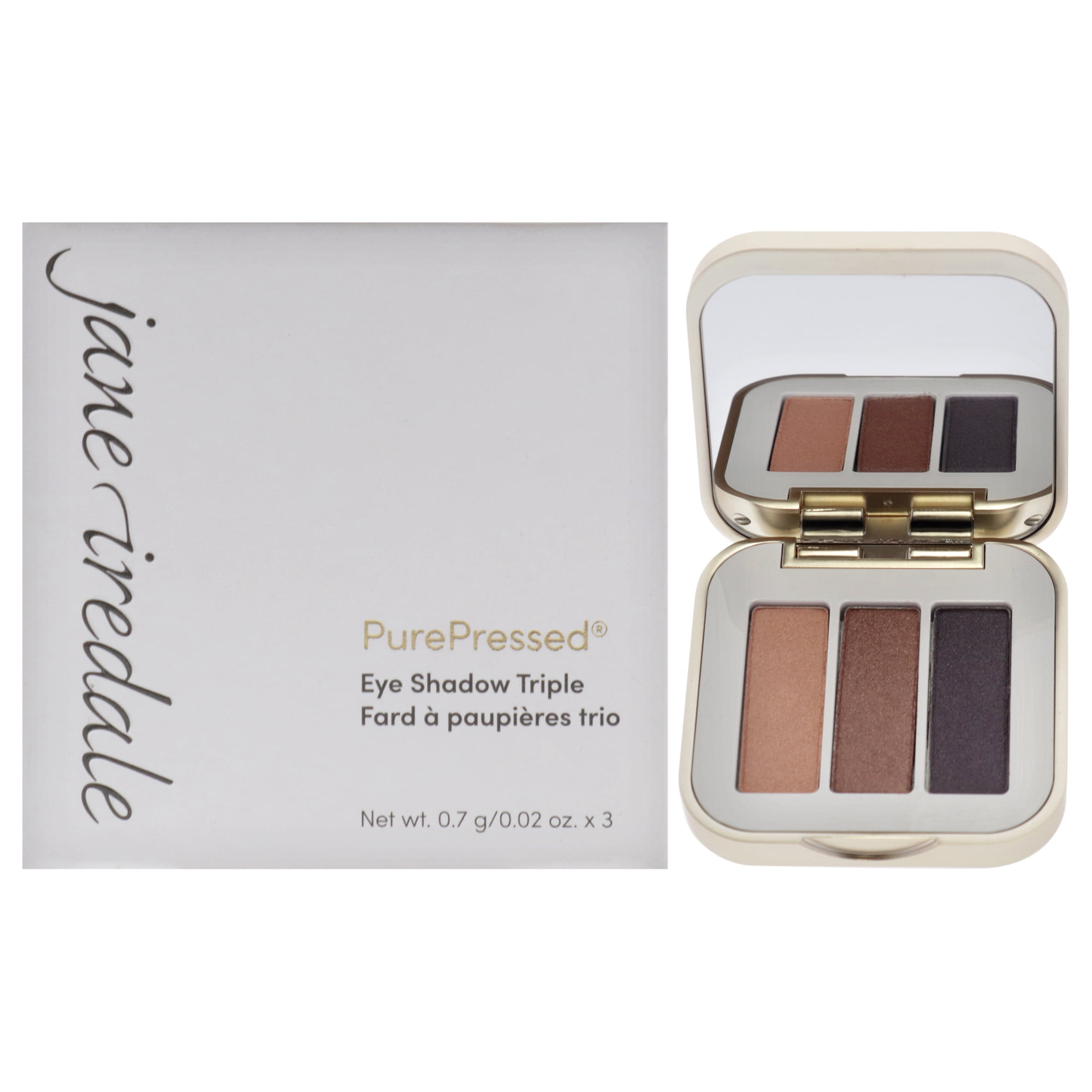PurePressed Eye Shadow Ttiple - Brown Sugar by Jane Iredale for Women - 0.1 oz Eye Shadow