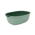 thumbnail image 2 of Cesta de drenaje doble multifuncional Ounissouiy PP para lavar y colar verde matcha cuadrado, 2 of 6