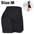 thumbnail image 1 of Pantalones cortos de yoga de cintura alta para mujer, pantalones cortos de compresión de licra con control del abdomen para correr, 1 of 8