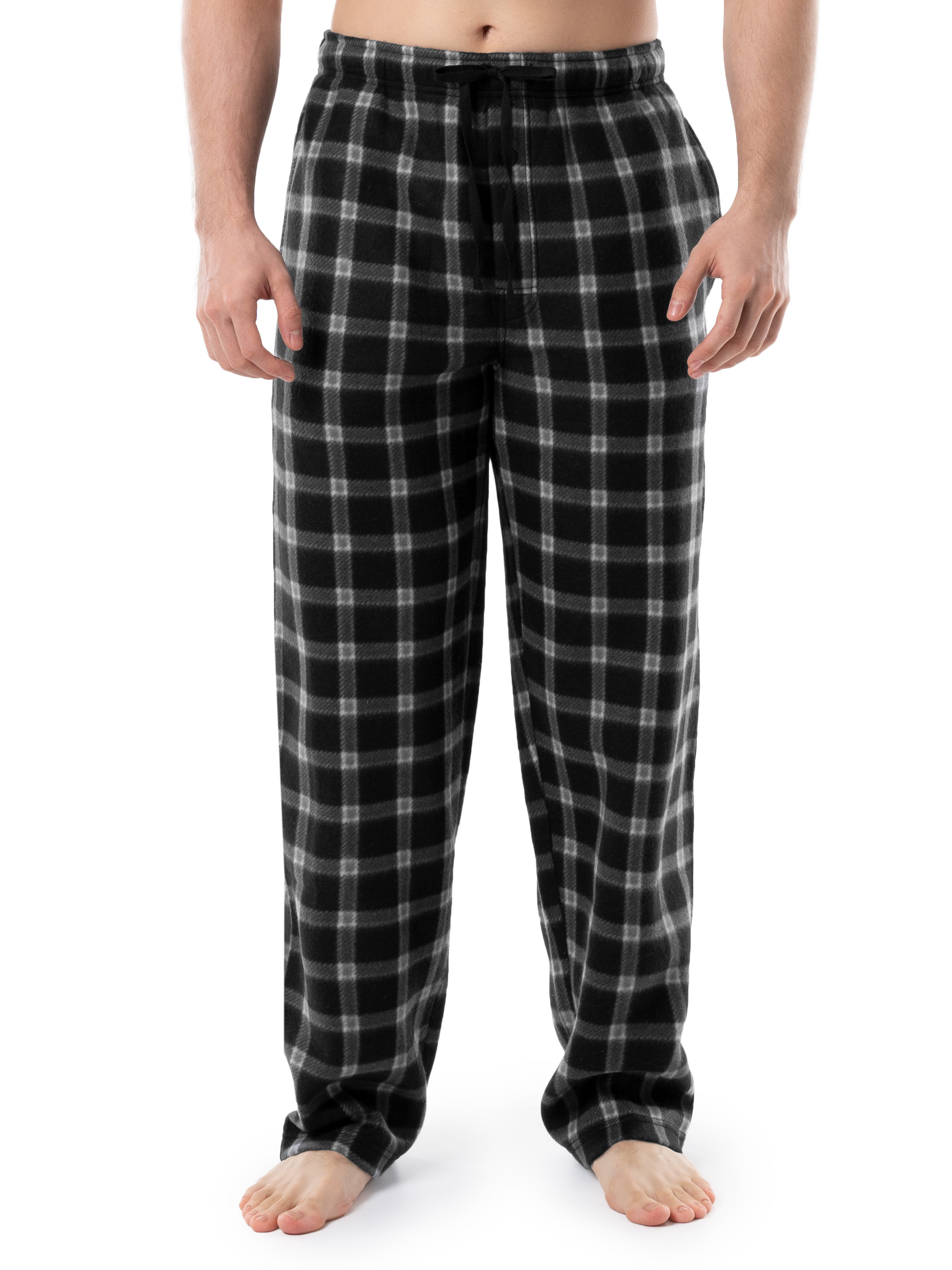 Fruit of the Loom Men's Plaid Fleece Pajama Pants, 2-Pack photo 5