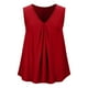 thumbnail image 4 of Body moldeador de verano para mujer, color liso, talla grande, cuello en V, sin mangas, top para mujer, 4 of 7